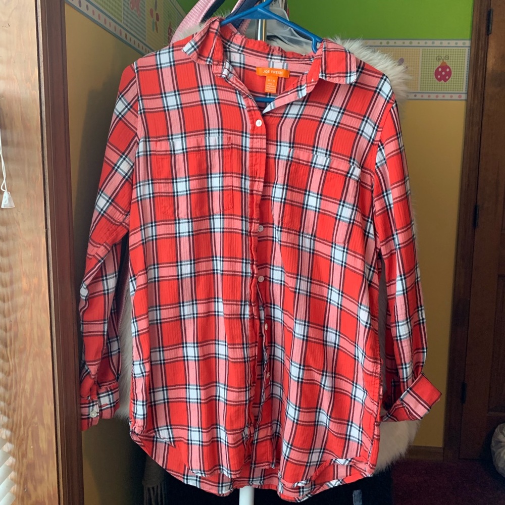Plaid Joe Fresh Button Up